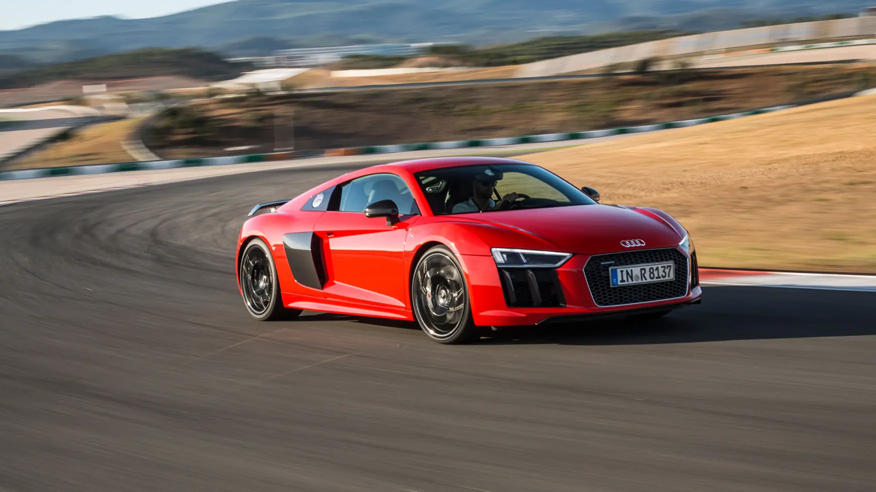 red audi r8 v10 model from germany