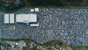 vehicles on boat for importing